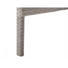 Beliani Sodo stalas VITERBO 145 cm 80 cm, stiklas, šviesiai pilkas