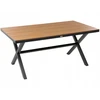 Beliani Sodo stalas TIANO 160 cm 90 cm metalinis juodas