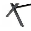 Beliani Sodo stalas TIANO 160 cm 90 cm metalinis juodas