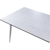Beliani Sodo stalas TOLENTINO 180 cm 90 cm Akmens imitacija Travertino efektas
