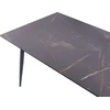 Beliani Sodo stalas TOLENTINO 180x90 cm pilko marmuro efekto