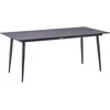 Beliani Sodo stalas TOLENTINO 180x90 cm pilko marmuro efekto