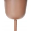 Beliani Gėlių stovas RENGE 28 cm rudas metalinis