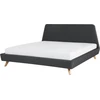 Beliani Lova VIENNE 180 x 200 cm Pilka