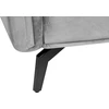 Beliani 4 vietų sofa AURE Velūras, šviesiai pilka