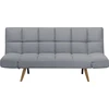 Beliani Dvivietė sofa-lova INGARO Pilka