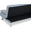 Beliani Trivietė išskleidžiama sofa ROXEN šviesiai pilka