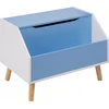 Beliani Žaislų dėžė CASPER 43 cm mėlyna