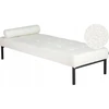 Sofa Beliani Šezlongas CHINON Boucle baltos spalvos
