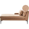 Sofa Beliani Dešinysis šezlongas EWRON Boucle smėlio spalvos
