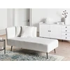 Sofa Beliani Kairysis šezlongas RIOM baltas