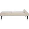 Sofa Beliani Šezlongas MAURIAC smėlio spalvos