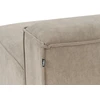 Sofa Beliani Kairinis šezlongas ARDAL, briaunotas velvetas, šviesiai rudas