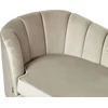Sofa Beliani Kairinis gultas ALLIER, veliūras, smėlio spalvos