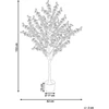 Beliani Dirbtinis augalas CHERRY TREE 152 cm rožinis