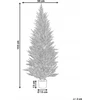 Beliani Dirbtinis augalas CEDAR TREE 153 cm žalias