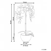 Beliani Dirbtinė gėlė ORCHID 42 cm balta