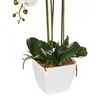 Beliani Dirbtinis augalas ORCHID 59 cm baltas