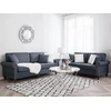 Beliani 3 vietų sofa OTRA tamsiai pilka