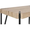 Beliani Valgomojo stalas CAMBELL šviesiai rudas 130 cm 80 cm