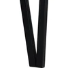 Beliani Valgomojo stalas CAMBELL šviesiai rudas 130 cm 80 cm
