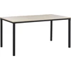 Beliani Valgomojo stalas HOCKLEY šviesiai rudas 150x90 cm