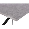 Beliani Valgomojo stalas BENSON pilkas betono efekto 160 cm 90 cm