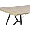 Beliani Valgomojo stalas BUSCOT šviesiai rudas 160 cm 90 cm