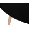 Beliani Valgomojo stalas BOVIO juodas 120 cm