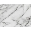 Beliani Valgomojo stalas BOCA marmuro imitacijos / auksinis 90 cm