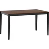 Beliani Valgomojo stalas CEDAR tamsaus riešutmedžio spalvos 135 cm 80 cm