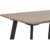 Beliani Išskleidžiamas valgomojo stalas SALVADOR tamsiai rudas 160/200 cm 90 cm