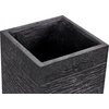 Beliani Gėlių vazonai DION 26 cm juodas