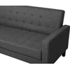 Beliani Trivietė sofa-lova VEHKOO tamsiai pilka