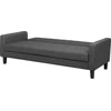 Beliani Trivietė sofa-lova VEHKOO tamsiai pilka