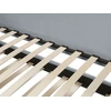 Beliani Išskleidžiama lova veliūrinė TROYES 90 x 200 cm šviesiai pilka