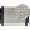Beliani Kilimas KETENLI baltas 140 x 200 cm vilnonis