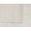 Beliani Vilnos kilimas 140 x 200 cm skaldytas baltas ELLEK