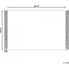 Beliani Kilimas EMIRLER baltas 140 x 200 cm vilnonis