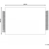 Beliani Kilimas ATLANTI juodas 160 x 230 cm vilnonis