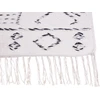 Beliani Kilimas ALKENT baltas 160 x 230 cm vilnos
