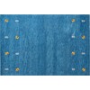 Beliani Kilimas CALTI tamsiai mėlynas 160 x 230 cm Vilna Gabbeh