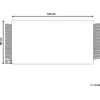 Beliani Kilimas TACETTIN baltas 80 x 150 cm vilnonis
