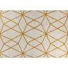 Beliani Medvilnės kilimas plaukuotas 160 x 230 cm skaldytų balta su geltona Marando Lumarko!