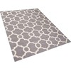 Beliani Vilnos kilimas 160 x 230 cm pilkas ZILE