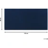 Beliani Kilimas GESI II Tamsiai mėlynas 80 x 150 cm viskozė