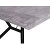 Beliani Valgomojo stalas BUSCOT pilko betono efekto 160 cm 90 cm