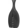 Beliani dekoratyvinė keraminė vaza 39 cm juoda THAPSUS!
