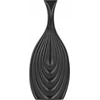 Beliani dekoratyvinė keraminė vaza 39 cm juoda THAPSUS!