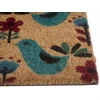Beliani Durų kilimėlis TANANA spalvingas 50 x 80 cm Paukštis kokoso pluoštas